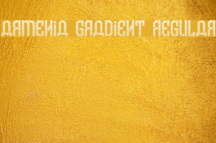 Armenia Gradient Regular Font examples