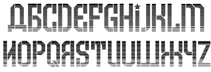 Armenia Gradient Regular Font LOWERCASE