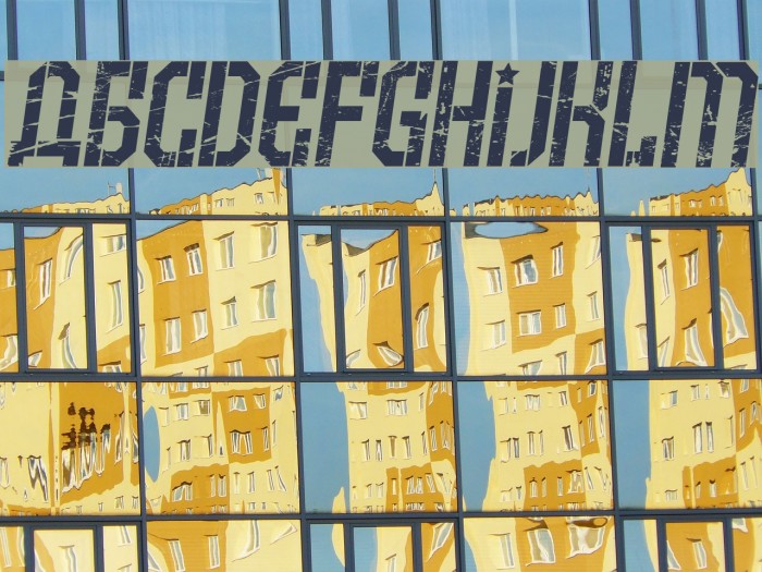 Armenia Grunge Italic Font examples
