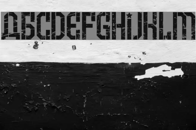 Armenia Grunge Regular Font examples