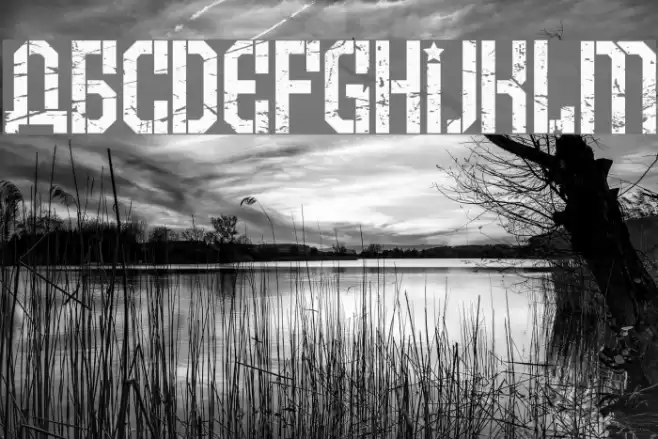 Armenia Grunge Regular Font examples