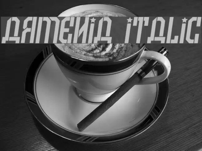 Armenia Italic Font examples