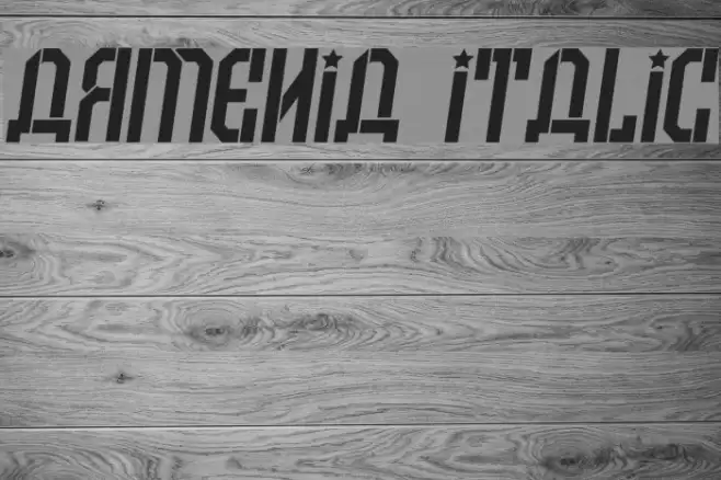 Armenia Italic Font examples