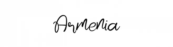 Armenia  تنزيل الخطوط