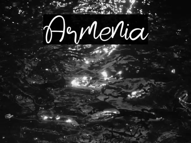 Armenia Font examples