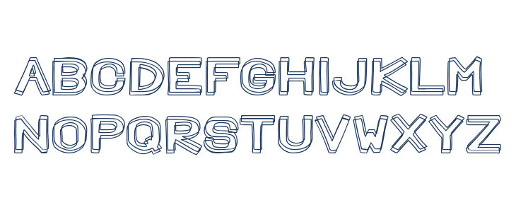 Armenian Outlines Lowercase