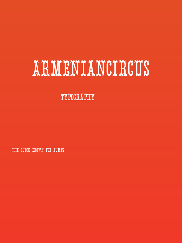ArmenianCircus Poster
