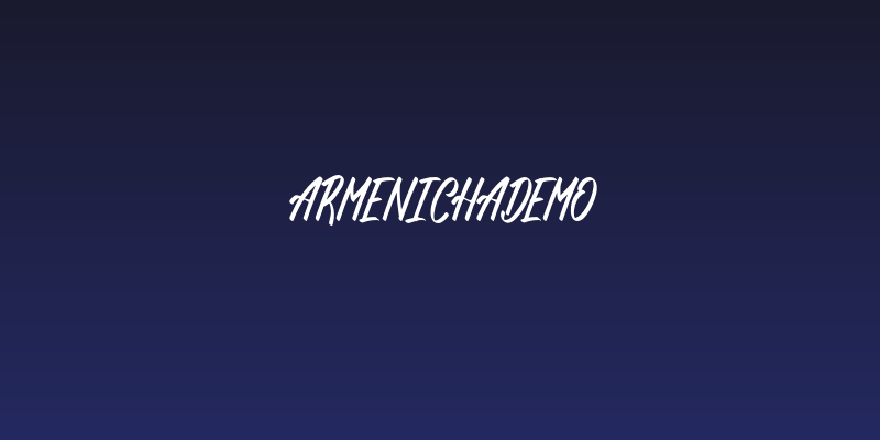 ArmenichaDemo Social Header