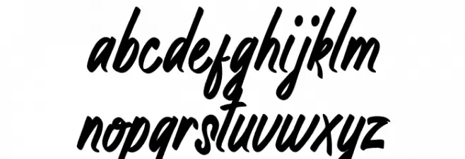 ArmenichaDemo Schriftart Kleinbuchstaben