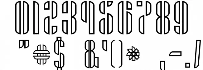 Armin フォント その他の文字