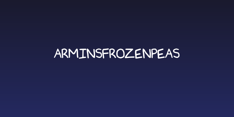 ArminsFrozenPeas Social Header