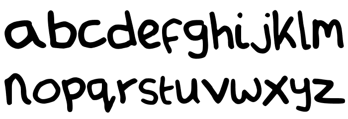 ArminsFrozenPeas Font LOWERCASE