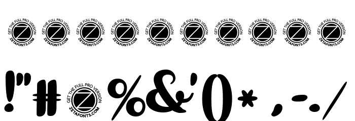 Armonioso Font OTHER CHARS