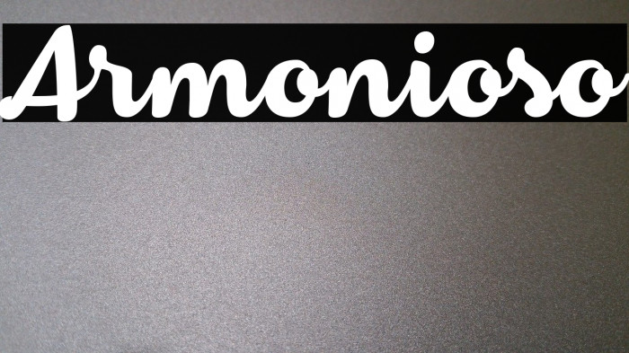Armonioso Font examples