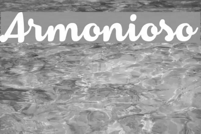 Armonioso Font examples