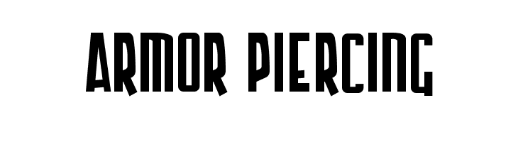 Armor Piercing  font caratteri gratis