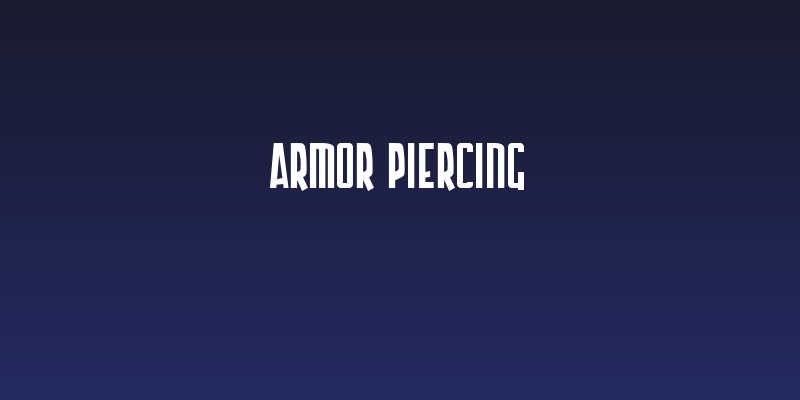 Armor Piercing Social Header