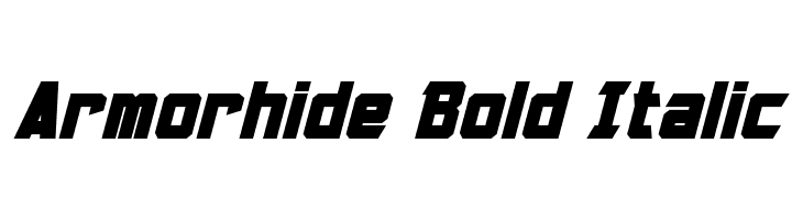 Armorhide Bold Italic Font