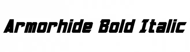 Armorhide Bold Italic  Descarca Fonturi Gratis
