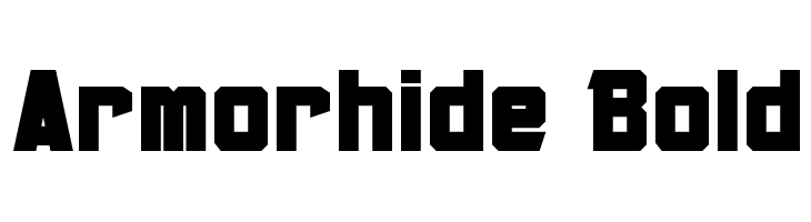 Armorhide Bold  font caratteri gratis
