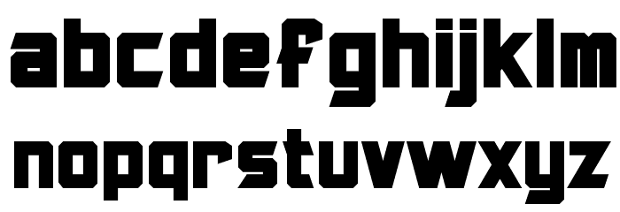 Armorhide Bold Font LOWERCASE