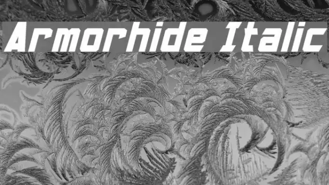 Armorhide Italic Example 3