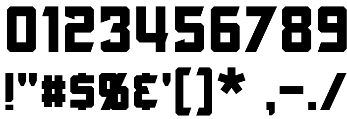 Armorhide Font OTHER CHARS