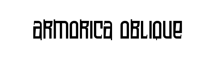 Armorica Oblique Font