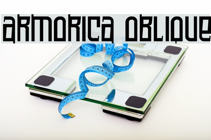Armorica Oblique Font examples