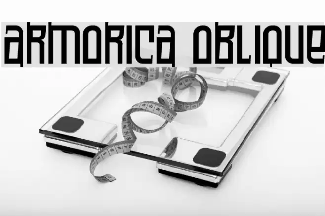 Armorica Oblique Шрифта examples