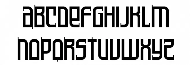 Armorica फ़ॉन्ट लोअरकेस