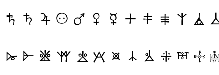 ArmsIdeasNParts Font LOWERCASE