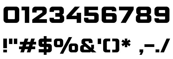 Armstrong Extrabold Font OTHER CHARS
