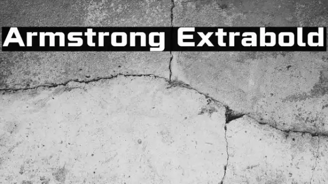 Armstrong Extrabold Example 1