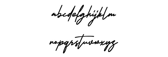 Armstrong Free Regular Font LOWERCASE