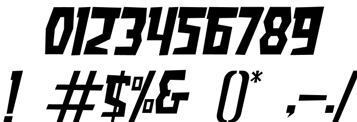 Armstrong Italic Font OTHER CHARS