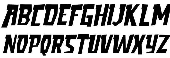 Armstrong Italic Schriftart Groß