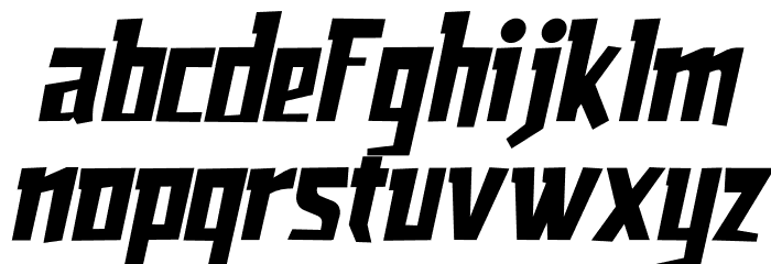 Armstrong Italic Font LOWERCASE