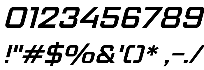Armstrong Oblique Font OTHER CHARS