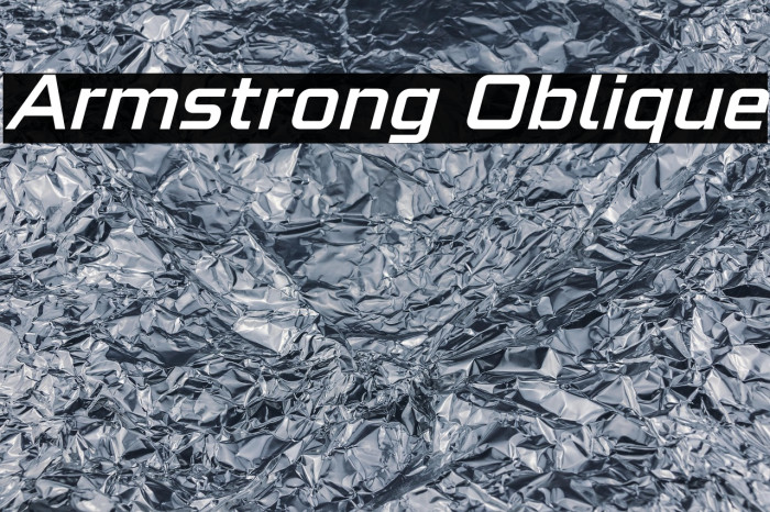 Armstrong Oblique Example 1