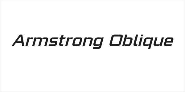 Armstrong Oblique Logo