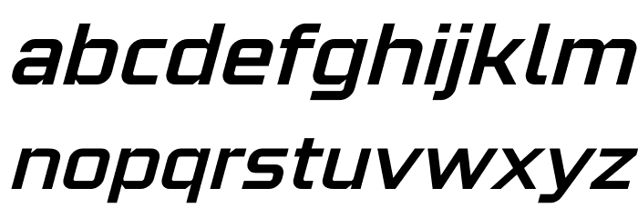 Armstrong Oblique Font LOWERCASE