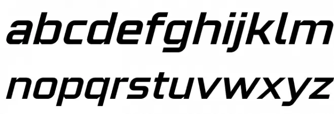 Armstrong Oblique 字体 小写