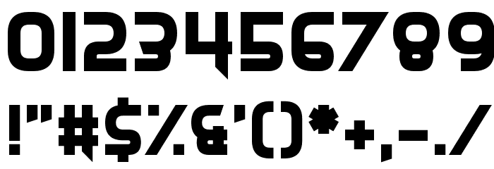 Armwarmer Font OTHER CHARS