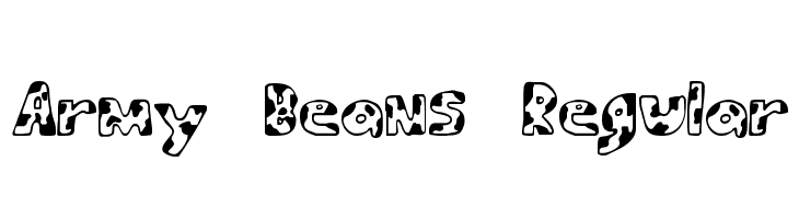 Army Beans Regular لخطوط تنزيل