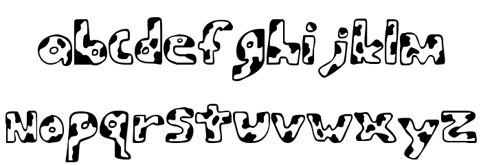 Army Beans Regular Font LOWERCASE