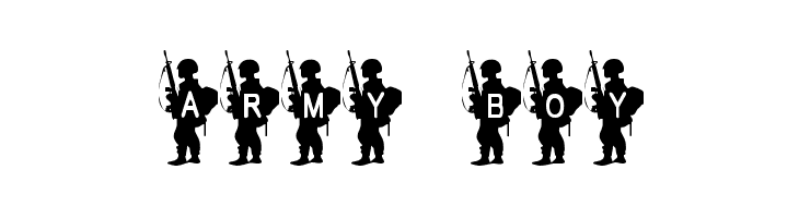 Army Boy Font
