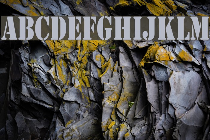 Army Condensed Font examples