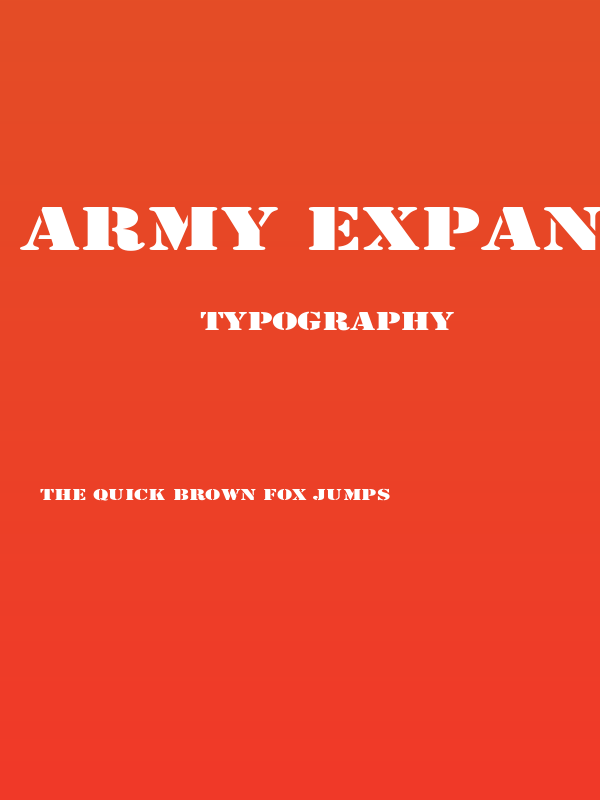 Army Expanded Poster
