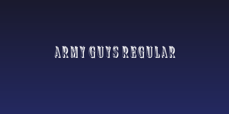 Army Guys Regular Social Header